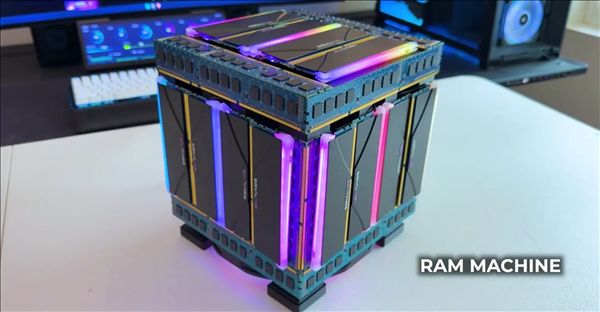 Manufacturer uses 36 RAM sticks to make a PC case! Directly given away for free.