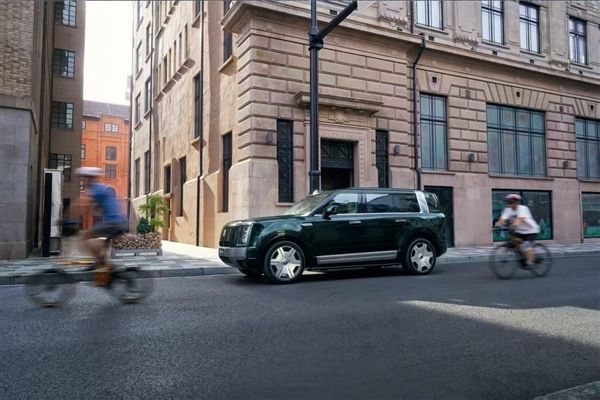 HarmonyOS Smart Mobility's first boxy SUV: Xiangjie G9 real-life images revealed, dark green paint exudes leisure-travel feel