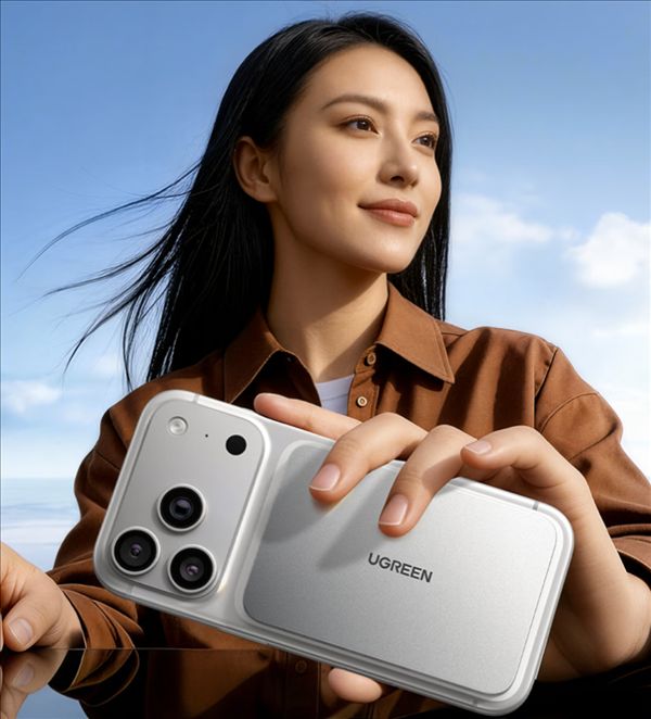 Industry's first magnetic power bank with new national standard! UGREEN P8 ultra-slim 10000mAh magnetic power bank opens for pre-order.
