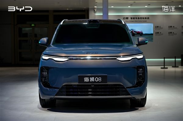 BYD flagship SUV Sea Lion 08 interior official photos released: minimalist luxury, not jumping on the passenger screen trend