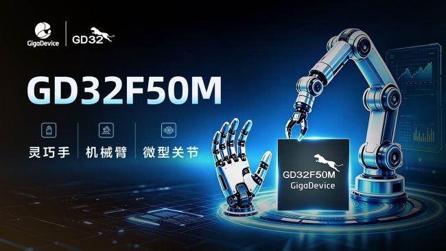 GigaDevice launches GD32F50MxxG series highly integrated motor control MCU
