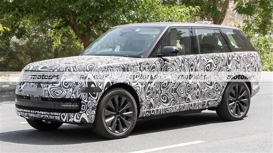 Refreshed Exterior! Spy Photos of the New Land Rover Range Rover Revealed: 112kWh Pure Electric Version with BMW V8