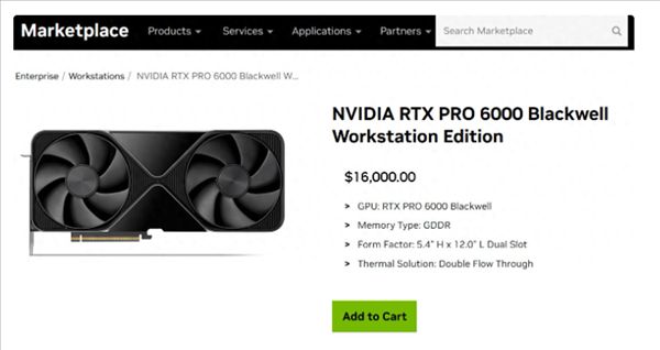 NVIDIA raises RTX PRO 6000 price to $16,000, doubling it, with 96GB GDDR7 memory!