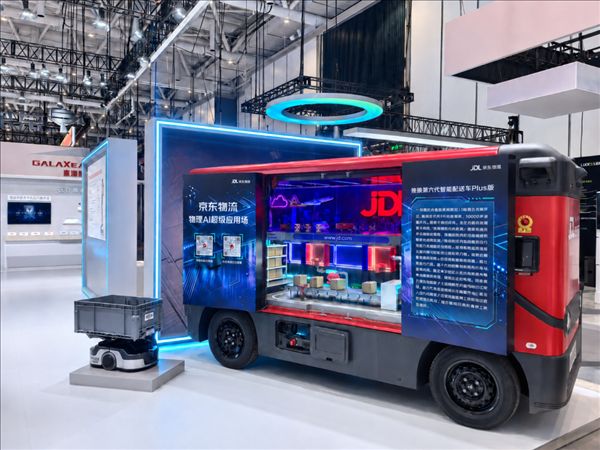 JD.com's "Wolf Pack" robots make a collective debut at the world's largest scale: ZhiWolf, FlyingWolf, and LoneWolf.